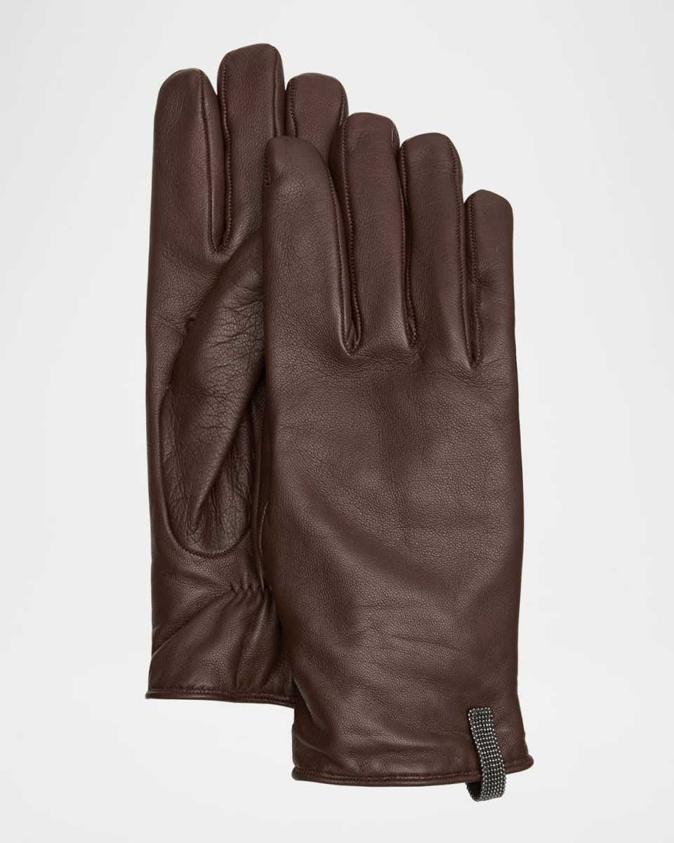 Calfskin Leather Gloves